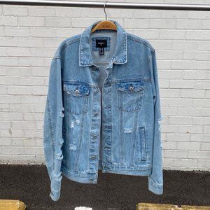 Distressed Denim Jacket